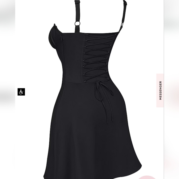 House of CB 'Carlotta' Black Corset Mini Dress - Picture 11 of 16